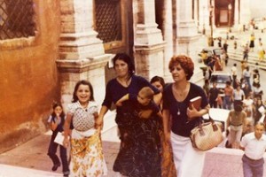 Linda Zammataro sale al Campidoglio con e donne del Mandrione