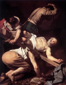 La Crocifissione di san Pietro - Caravaggio