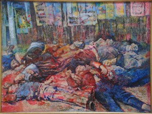 Guerra Civile (I morti di Piazzale Loreto) - Aligi Sassu