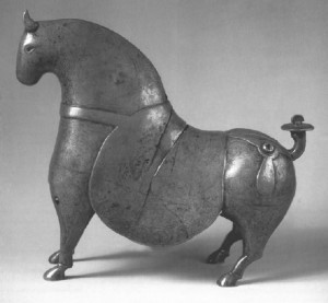 Arte islamica: cavallo in bronzo (X secolo)