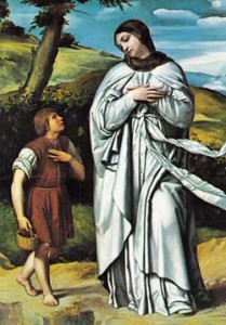 Moretto, Apparizione della Madonna al sordomuto Filippo Viotti