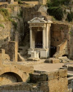 Sacro recinto della fonte di Giuturna (Foto archivio Scala Group)