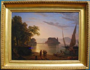 Castel dell'Ovo a Napoli - Anton Sminck Plitoo - Galleria Nazionale d'Arte Moderna