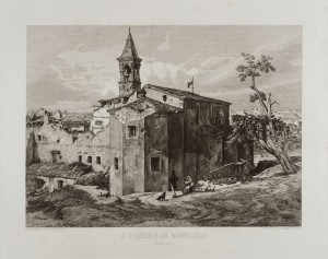 San Pietro in Montorio dopo i cannoneggiamenti francesi