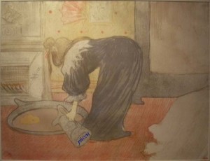 Donna alla tinozza - Henri de Toulouse-Lautrec
