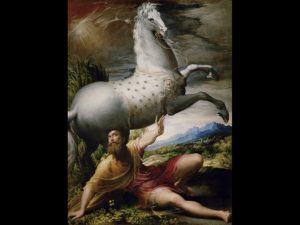 Conversione di Saulo - Parmigianino