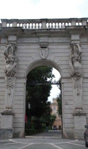 Portale d'ingresso - Villa Celimontana