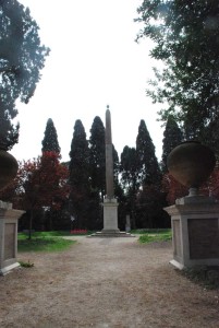 L'obelisco di Ramses II - Villa Celimontana