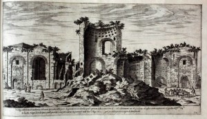Terme di Costantino - Incisione Etienne Duperac 1575