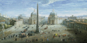 Piazza del Popolo 1718 - Gaspar Van Wittel
