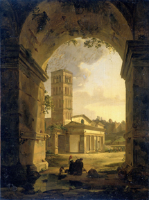 San Giorgio al Velabro dall'arco di gaino - Anton Smith Plitoo