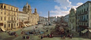 Piazza Navona 1699 - Caspar van Wittel 